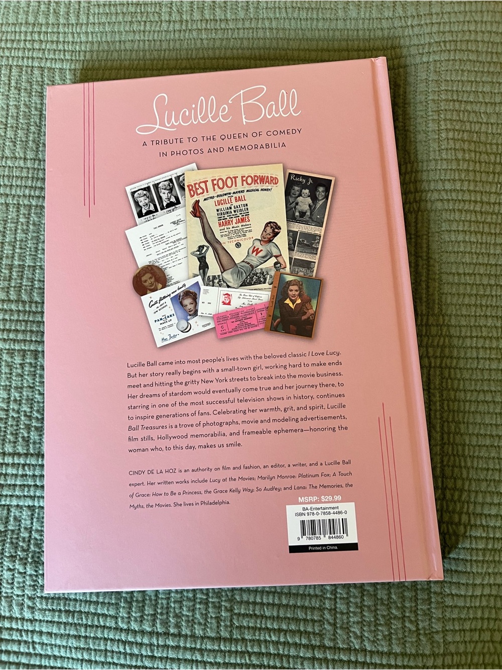 Lucille Ball Treasures: Featuring Memorabilia and Photos by Cindy De La Hoz - Picture 3 of 7